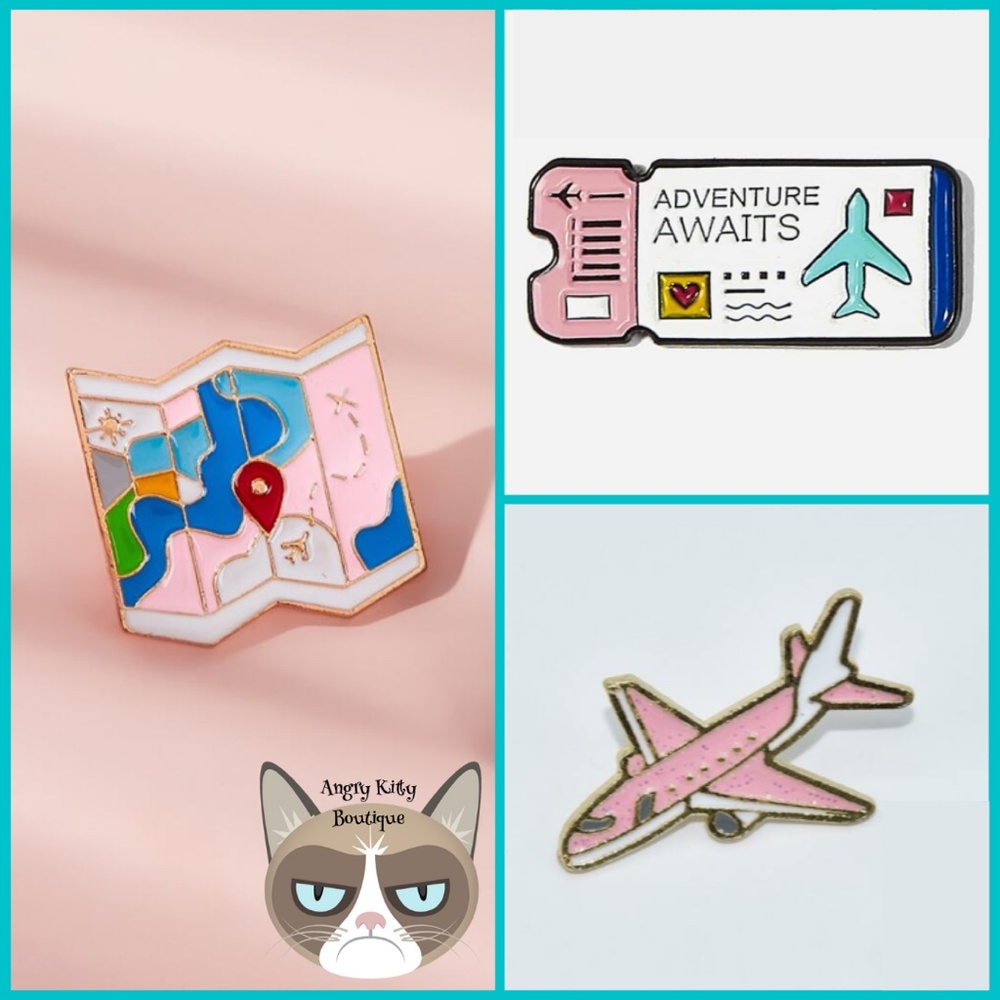 🔵 80% off 🔵 Travel Lover's Pin Set